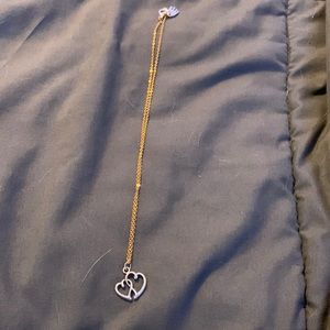 Necklace with hearts